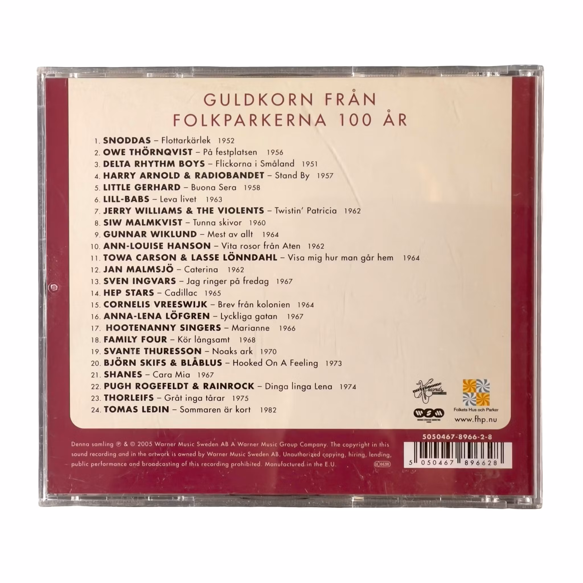 CD - Guldkorn från Folkparkerna 100 år