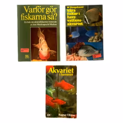 Akvarie böcker - 3 klassiker för akvarie älskare
