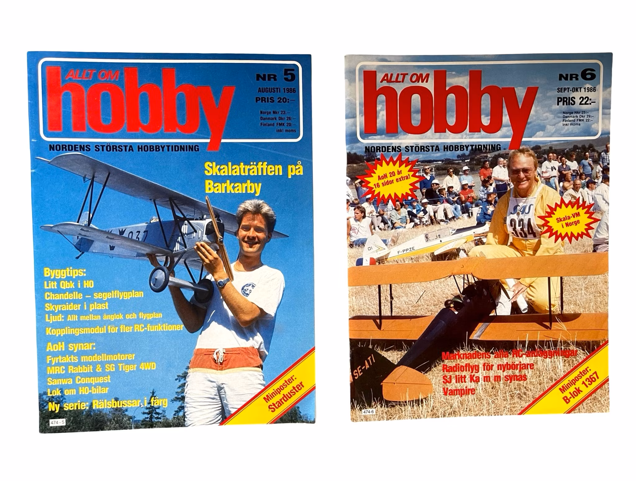 ALLT OM HOBBY - Komplett årgång 1986 (Nr 1-8)
