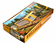 Vollmer HO 5760 - Lokstall / El lokdepå med portar (byggsats)