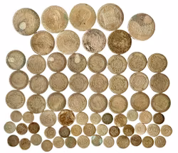 Svenska silvermynt - Samling (0,400 silverhalt)