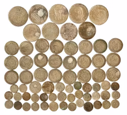 Svenska silvermynt - Samling (0,400 silverhalt)