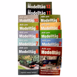 Allt om Modelltåg - komplett bokserie (del 1-12)
