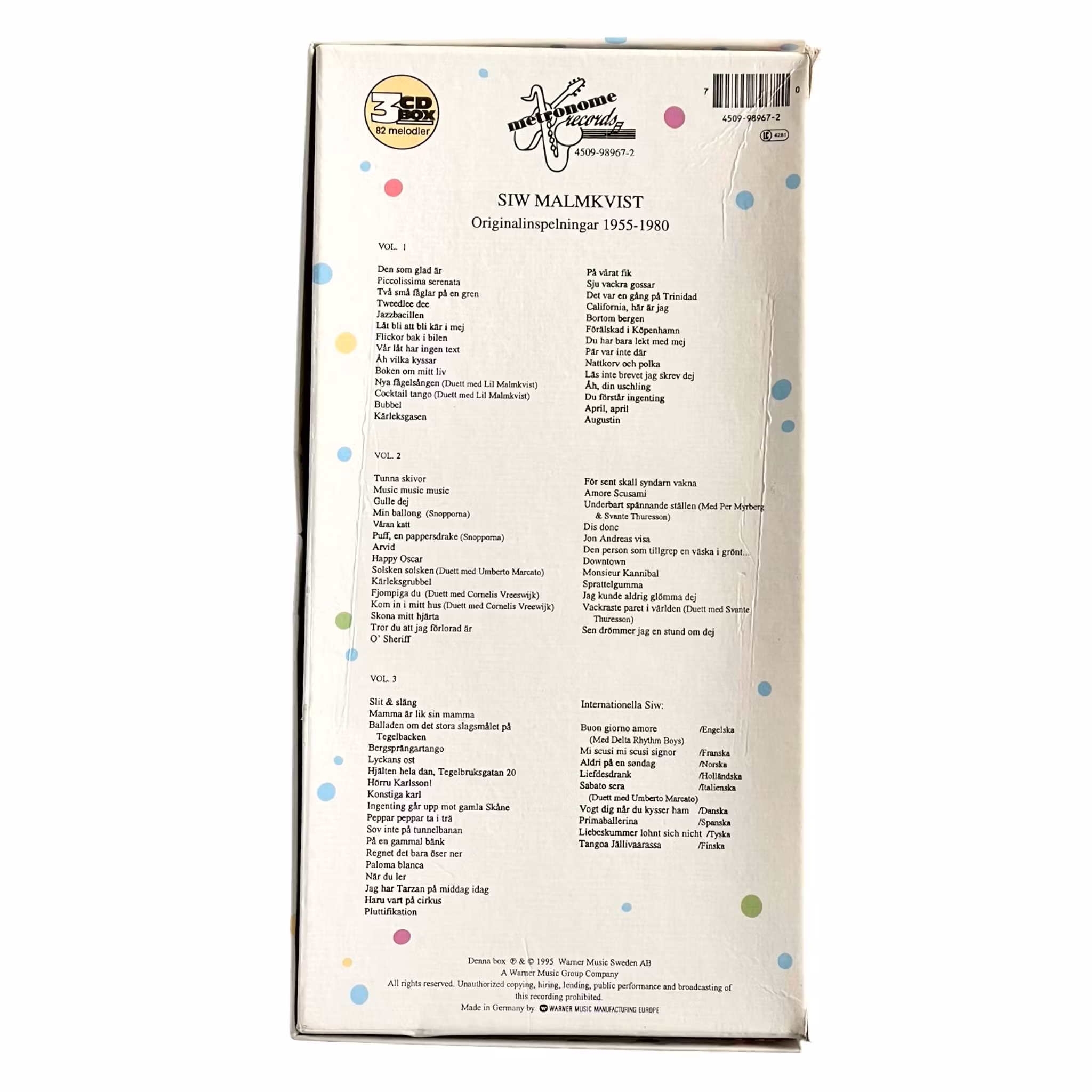 Siw Malmkvist - Original inspelningar 1955-1980 (3 cd box)