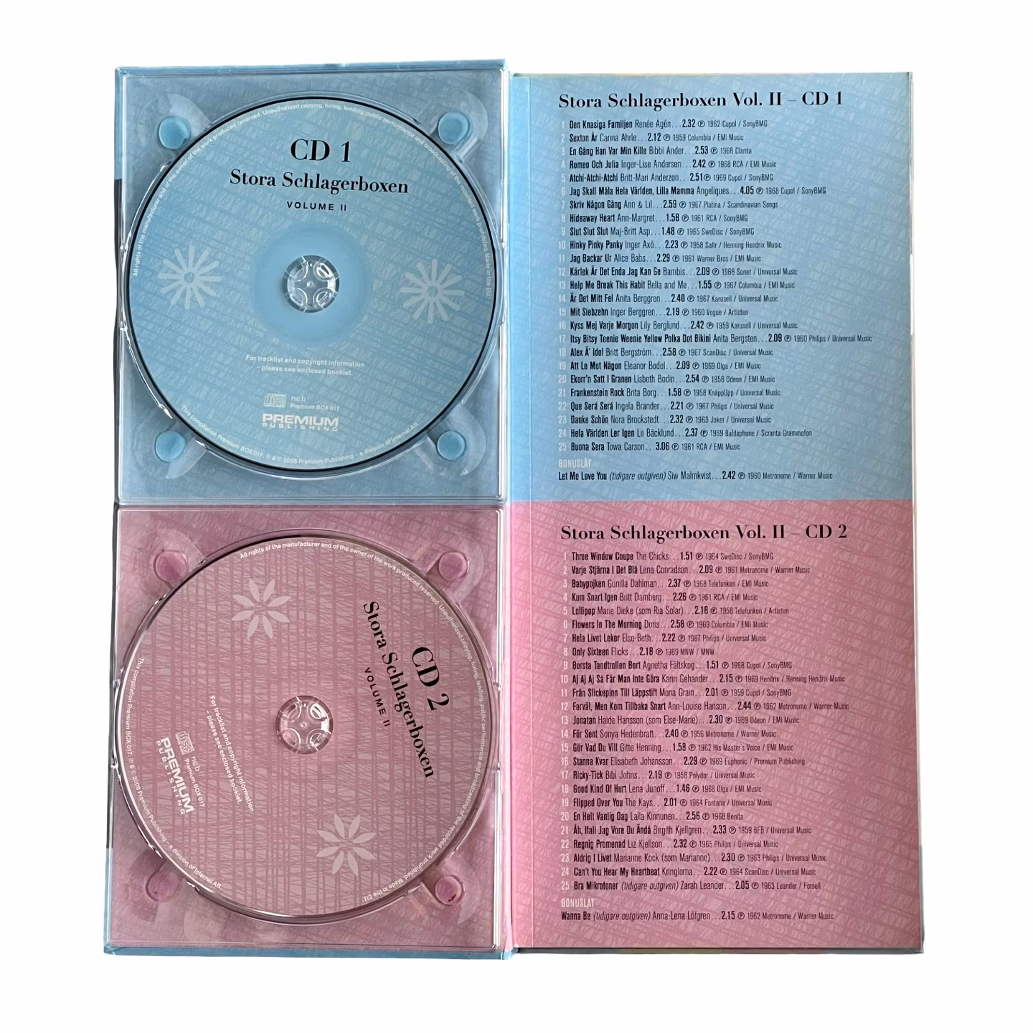 Stora Schlagerboxen Vol. II - 100 svenska sångerskor (1954-1969)