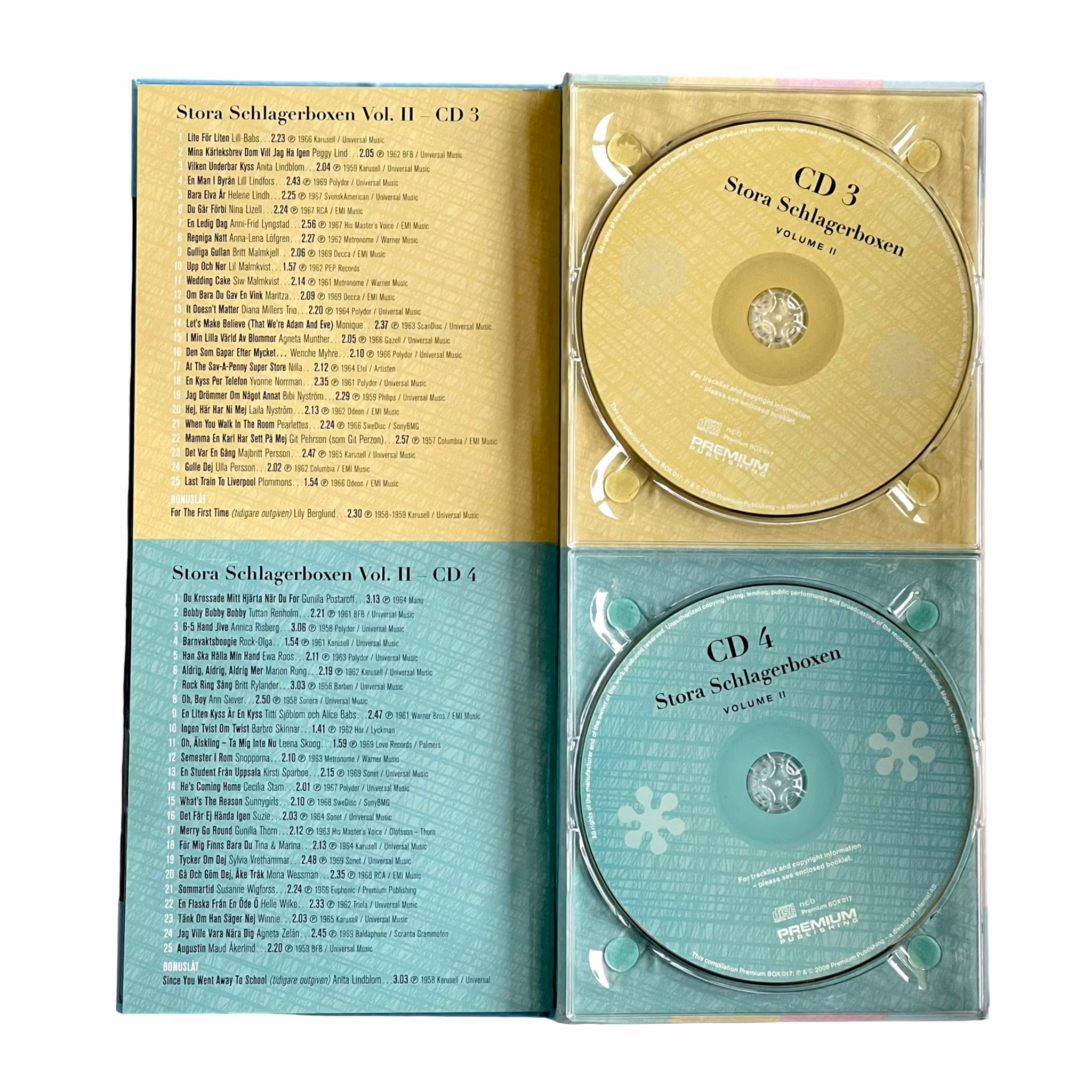 Stora Schlagerboxen Vol. II - 100 svenska sångerskor (1954-1969)