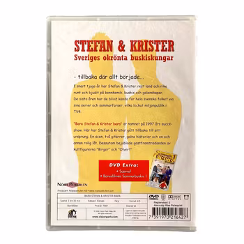 Tylko Stefan & Krister - Nowe, Zapakowane DVD - Komedia / Buskis