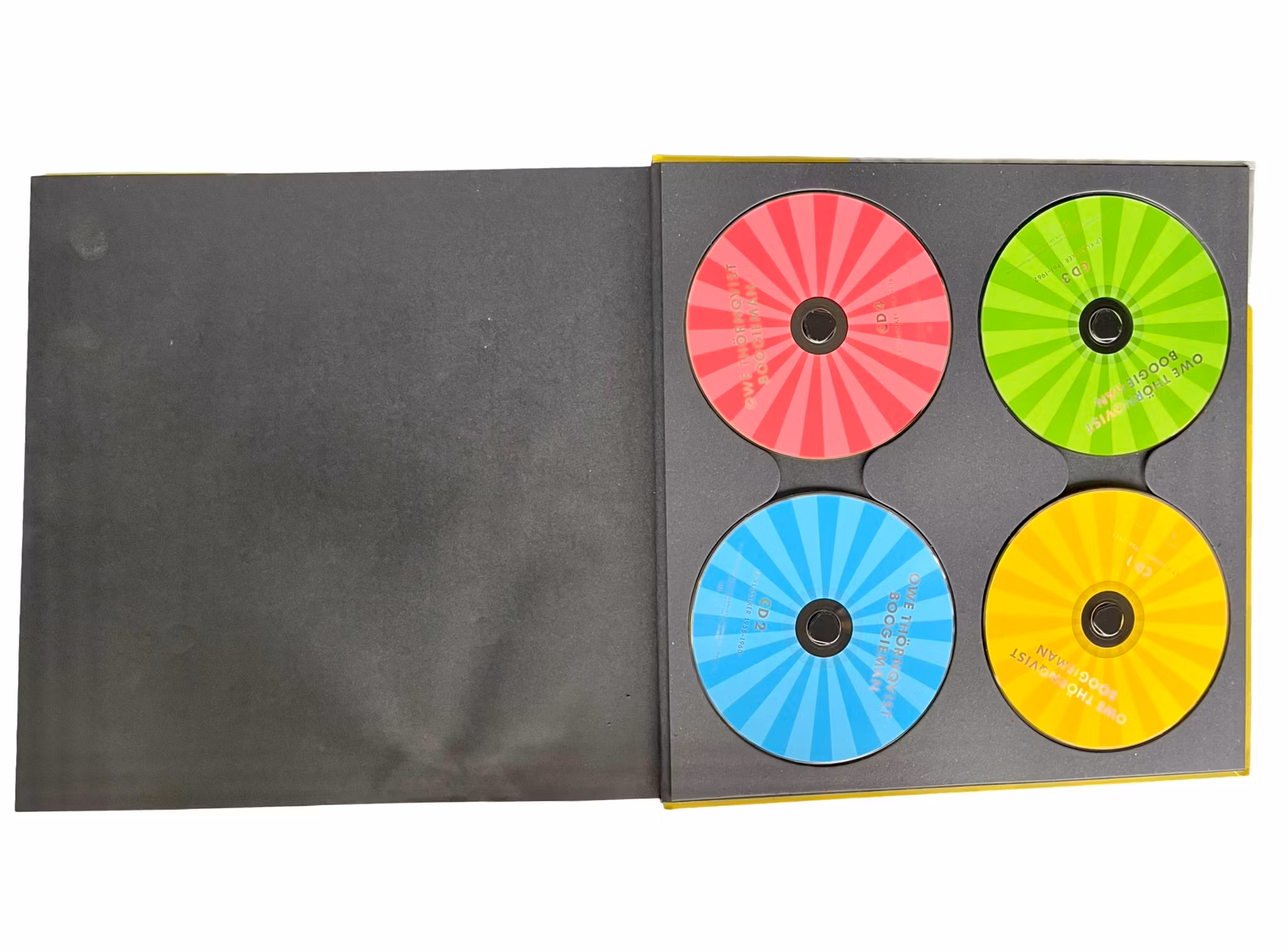 Owe Thörnqvist - BOOGIEMAN (Exklusiv box) 120 sidig bok + 8 CD + 1 DVD - Samlarutgåva