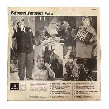 Edvard Persson - Vol. 2 - LP / Vinyl - Swedish classic