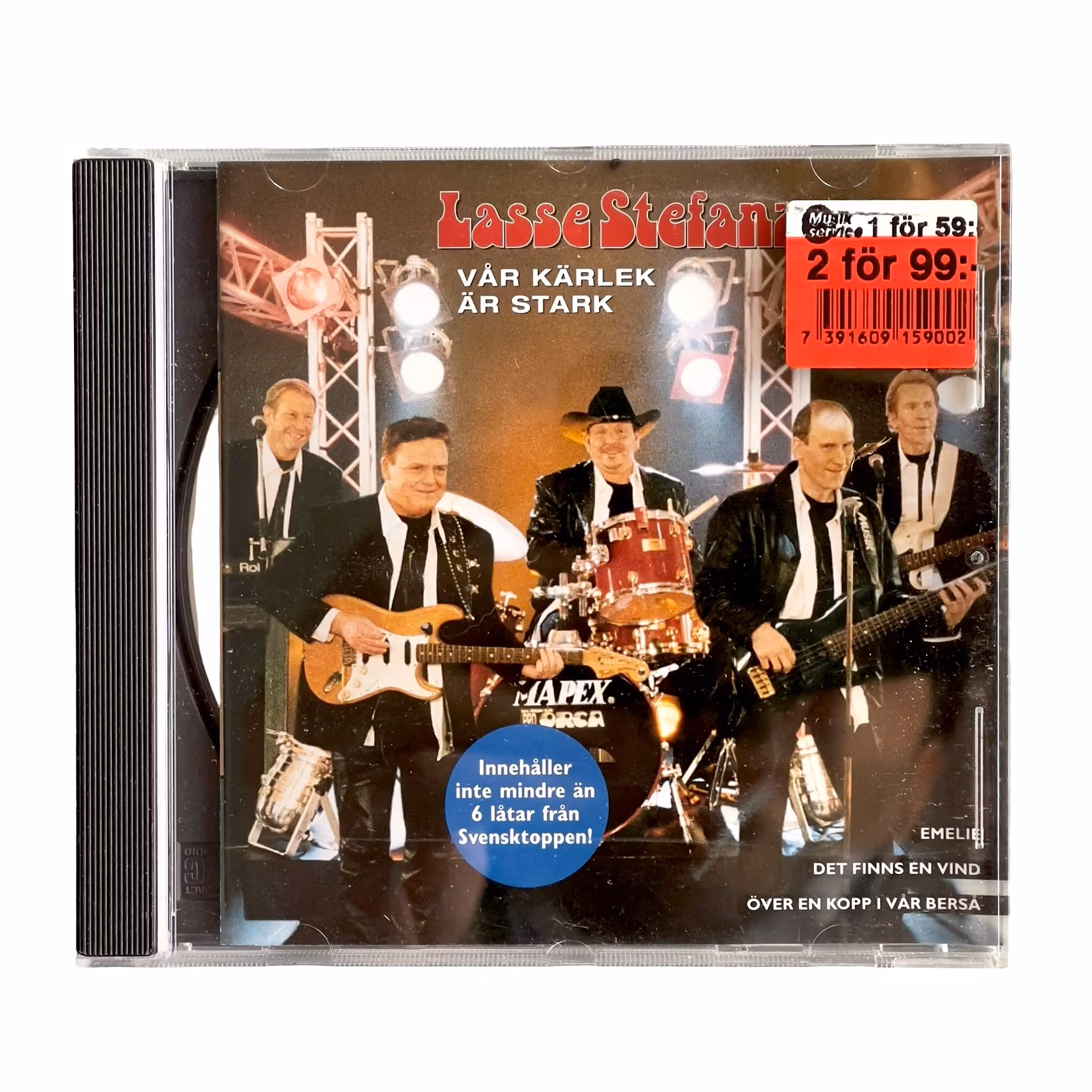 Lasse Stefanz - Vår kärlek är stark (CD) - Dansband / Svensktoppen