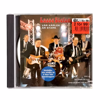 Lasse Stefanz - Vår kärlek är stark (CD) - Dansband / Svensktoppen