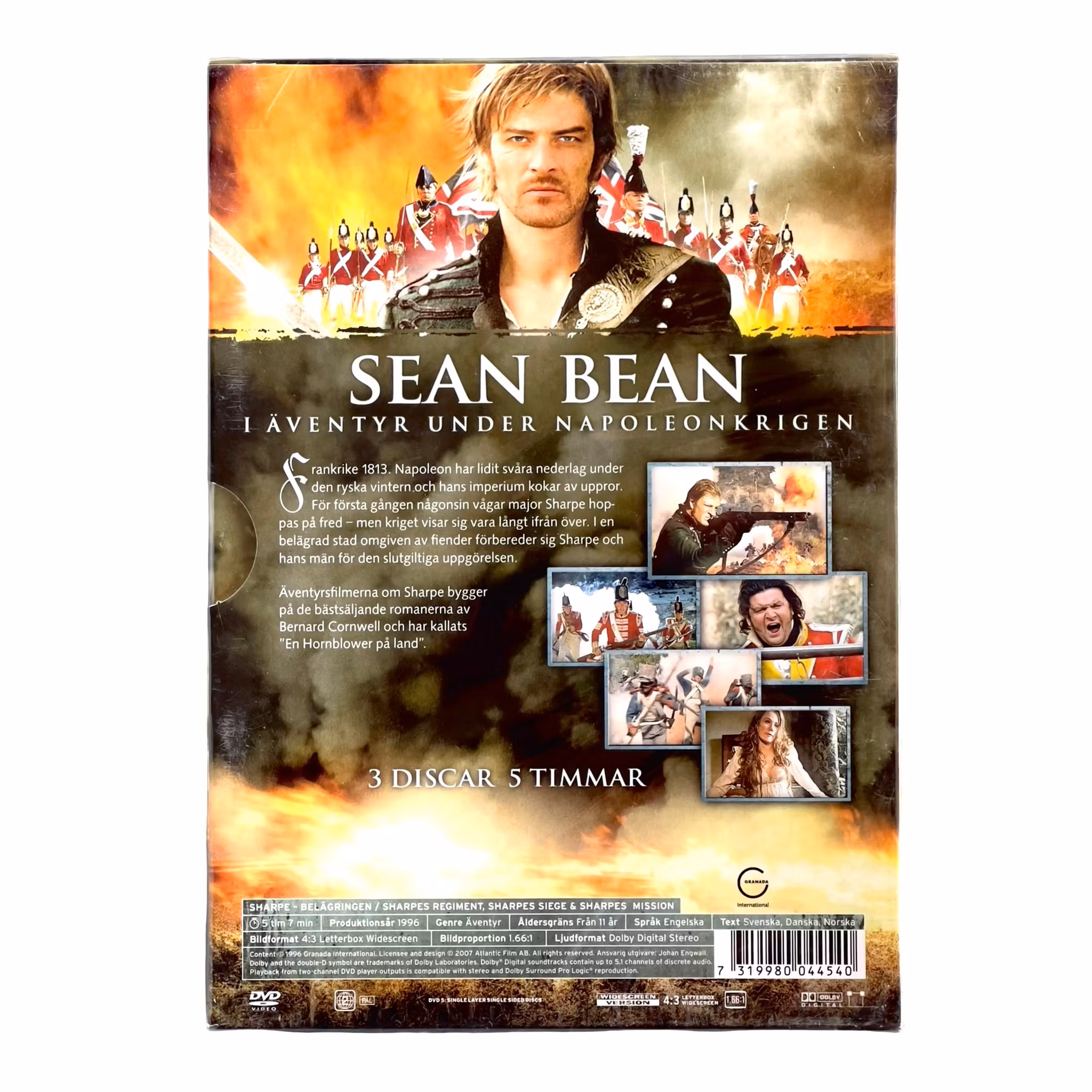 Sharpe - Sharpe: Belägringen (Ny Inplastad DVD box, 3 skivor)