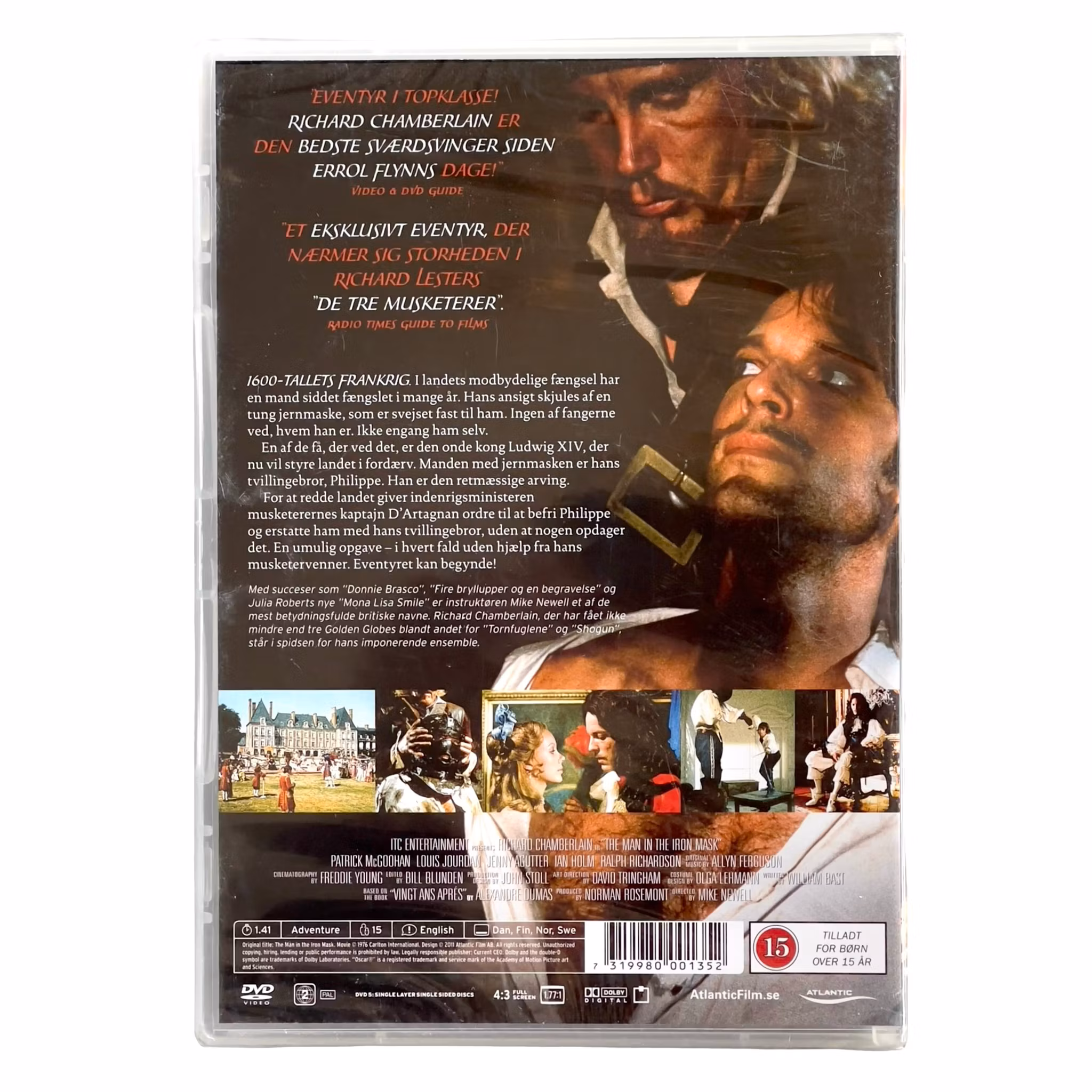 L'uomo dalla maschera di ferro - Classici di Alexandre Dumas - Nuovo DVD confezionato - Richard Chamberlain