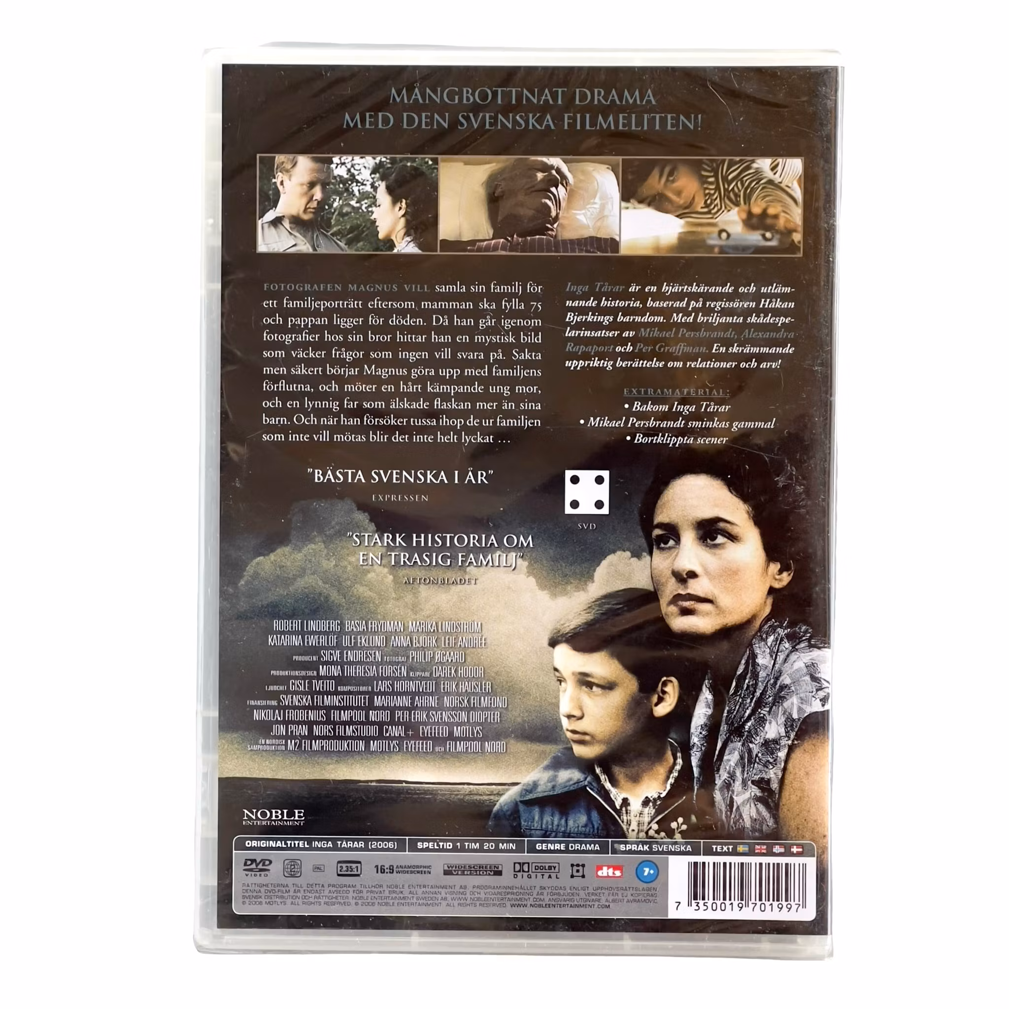 Inga tårar - Svenskt drama - Ny Inplastad DVD - Baserad på verklig historia