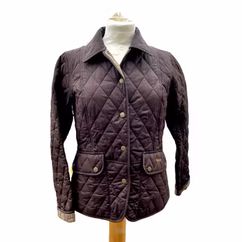 Barbour quilted women's jacket - Vintage - New & unused - Brown - EU 34 / UK 8