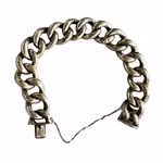 Antikt kraftigt armband i äkta sterling silver