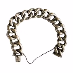 Antikt kraftigt armband i äkta sterling silver