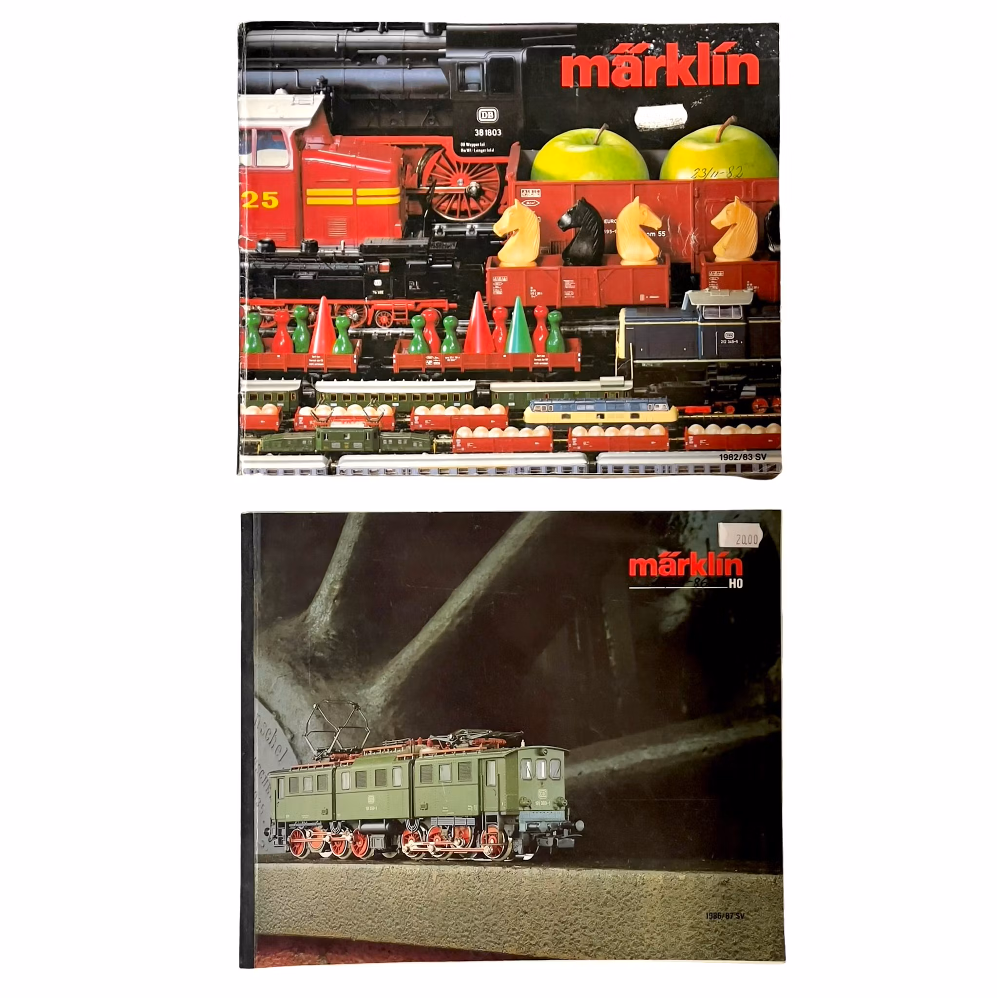 Märklin / Modelarstwo kolejowe - 7 szt. Kolekcja katalogów, czasopism i materiałów drukowanych