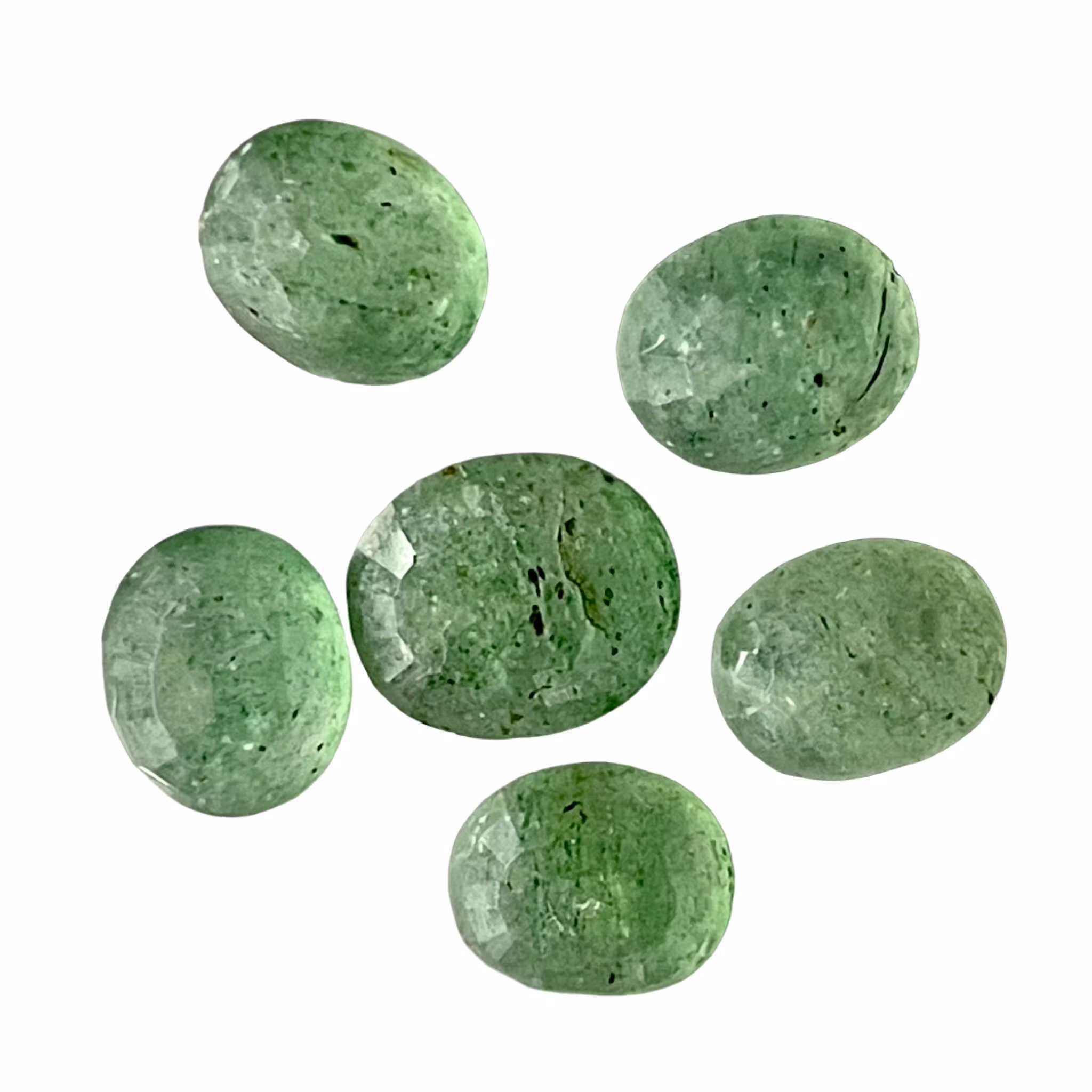 6 natuurlijke smaragden - Gefacetteerd - Totaal 41-90 ct - Sieraden/Verzamelaarslot