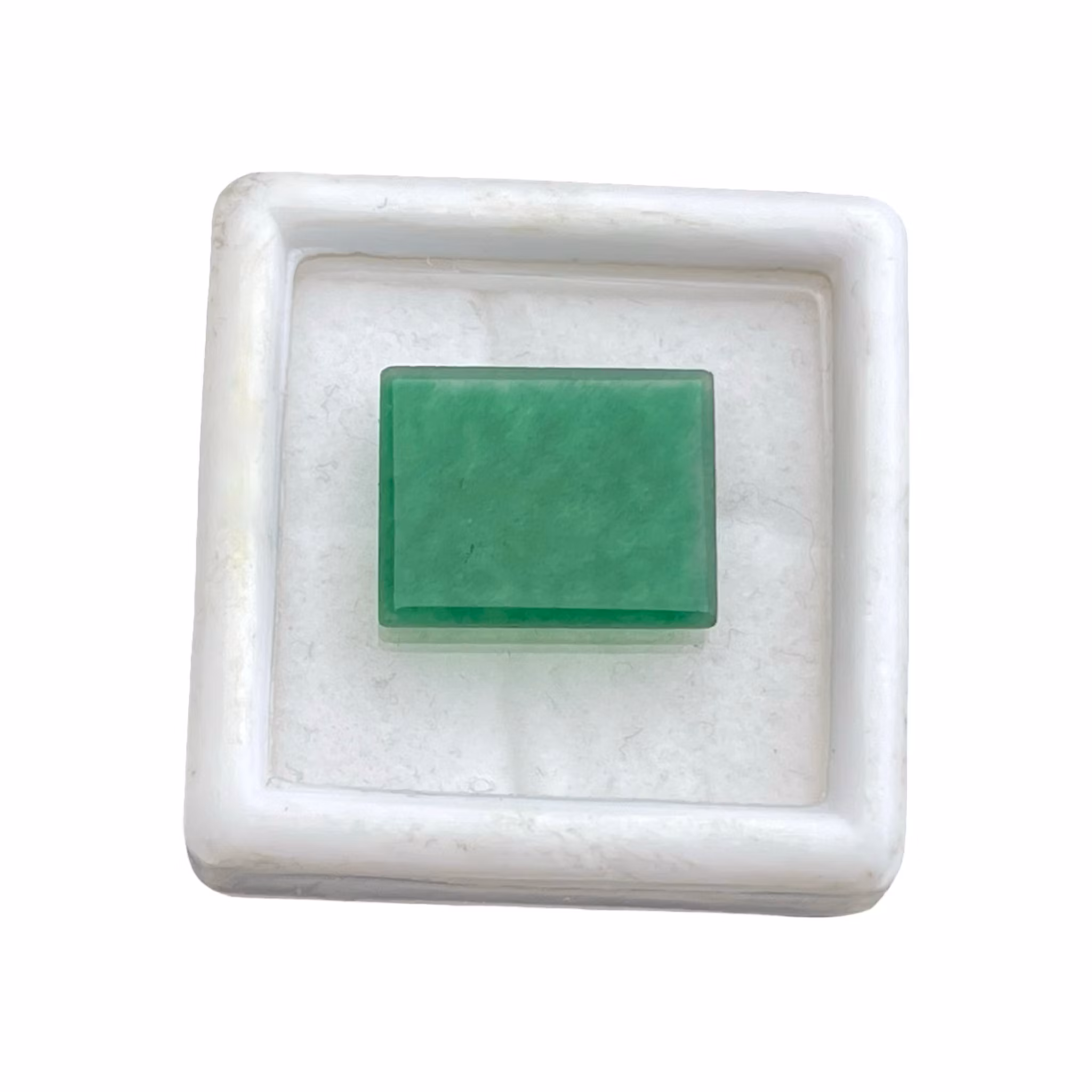 4,55 ct Naturlig smaragd - Rektangulär slipning, lös sten