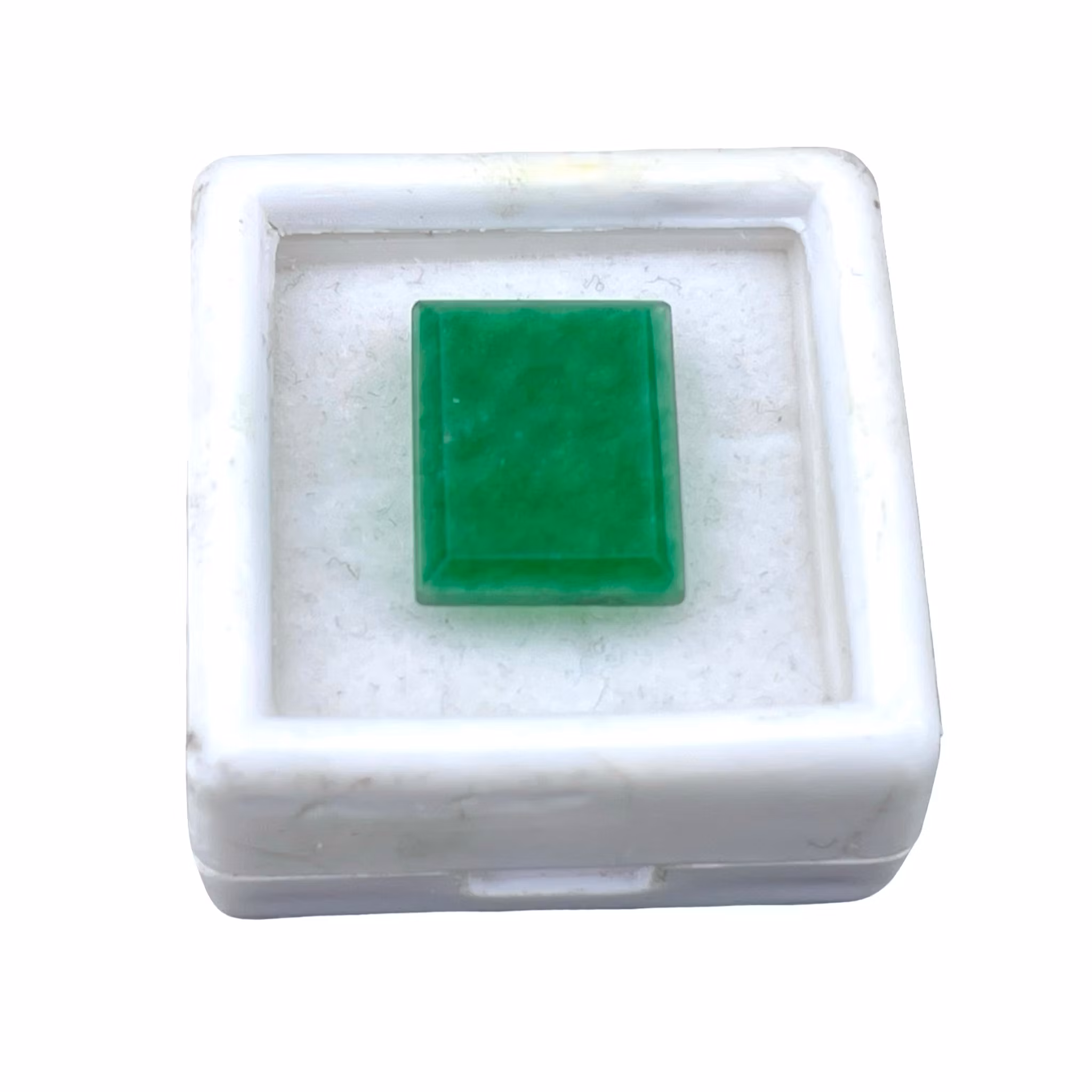 4,55 ct Naturlig smaragd - Rektangulär slipning, lös sten