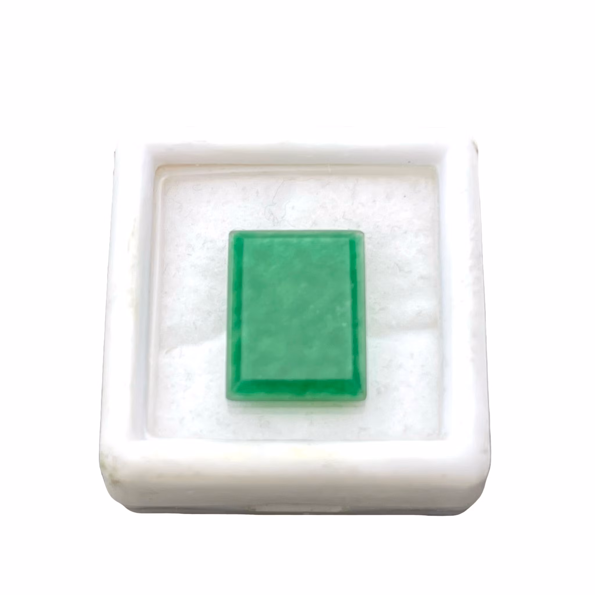 4,55 ct Naturlig smaragd - Rektangulär slipning, lös sten