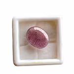 7.15 Ct Naturlig äkta Rubin - Oval fasett slipad sten