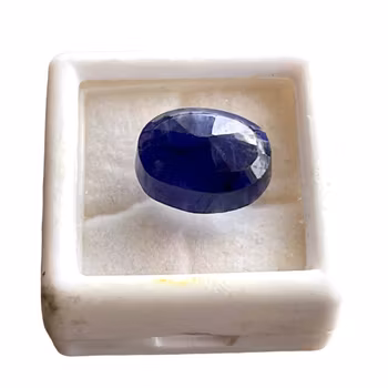 Prawdziwy naturalny szafir - 10,00 ct - Głęboki niebieski kolor - Szlif owalny