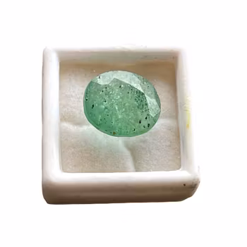 8,15 Ct Prawdziwy naturalny szmaragd - szlif owalny