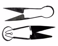 Antik smidessax / fårsax i stål - Eskilstuna - Stämplad