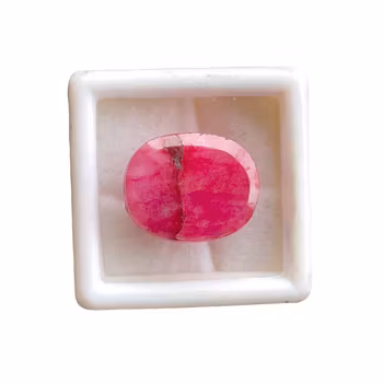 12,2 ct Naturalny, prawdziwy rubin – owalny, fasetowany – luźny kamień szlachetny