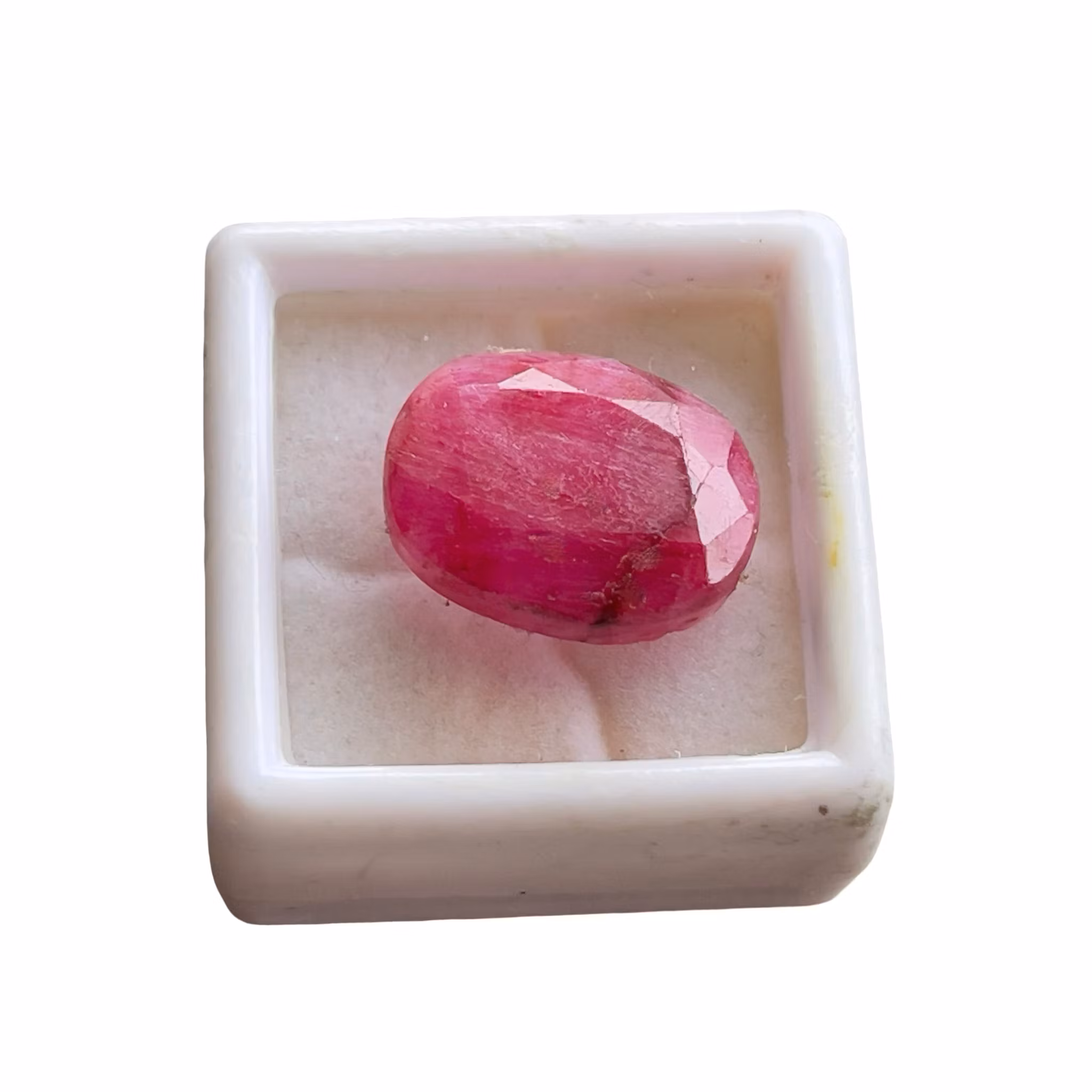 12,2 Ct Naturlig äkta rubin - Oval fasetterad - Lös ädelsten