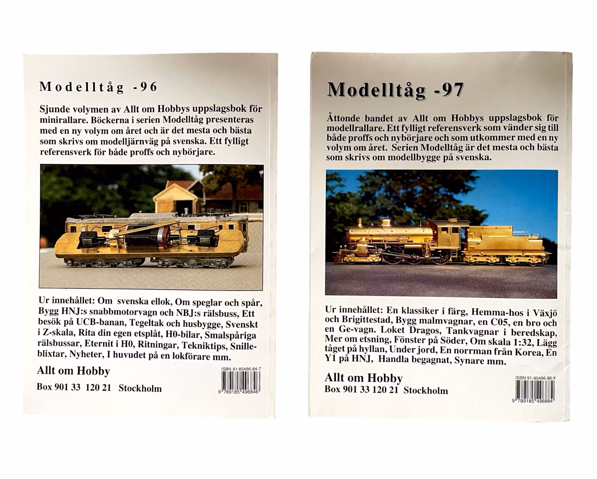 Samling Modelljärnväg - Modelltåg (MJ special 90-99)