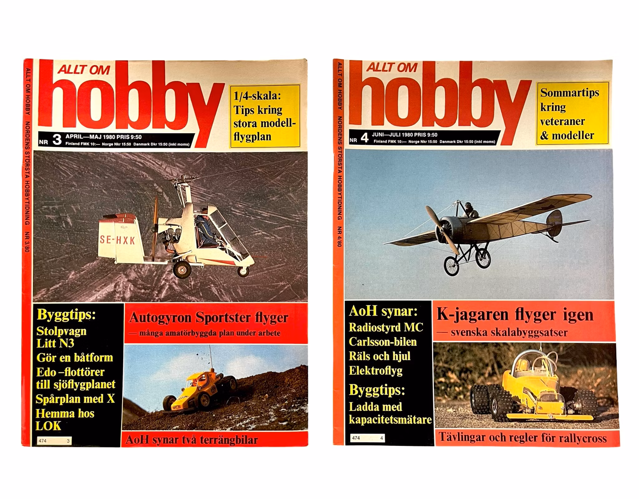 ALLT OM HOBBY - Komplett årgång 1980 (Nr 1-8)