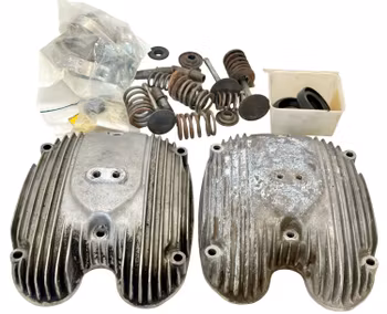 Couvercles de soupapes Birmal + ressorts/soupapes - Pièces détachées pour BSA 650 cm³, années 60/70