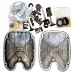 BSA 650 cc / Birmal ventilkåpor + Ventil fjädrar/ventiler - Reservdelar, 60/70-tal