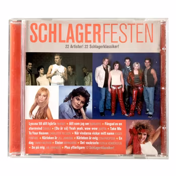 Schlagerfesten - Topp skick CD - (22 Artister & Schlager klassiker)