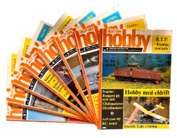 Wszystko o hobby – 8 wydań z 1983 roku (modelarstwo, RC, pociągi, samoloty, samochody)