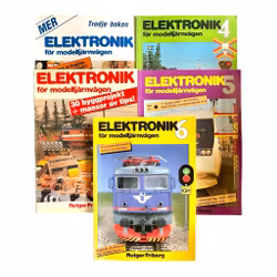 Elektronikk for modelljernbane - Rutger Friberg - 5 deler - Byggeprosjekter, DCC, signaler