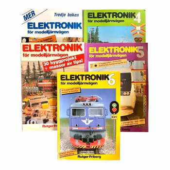 Elektronik för modelljärnvägen - Rutger Friberg - 5 Delar - Byggprojekt, DCC, signaler