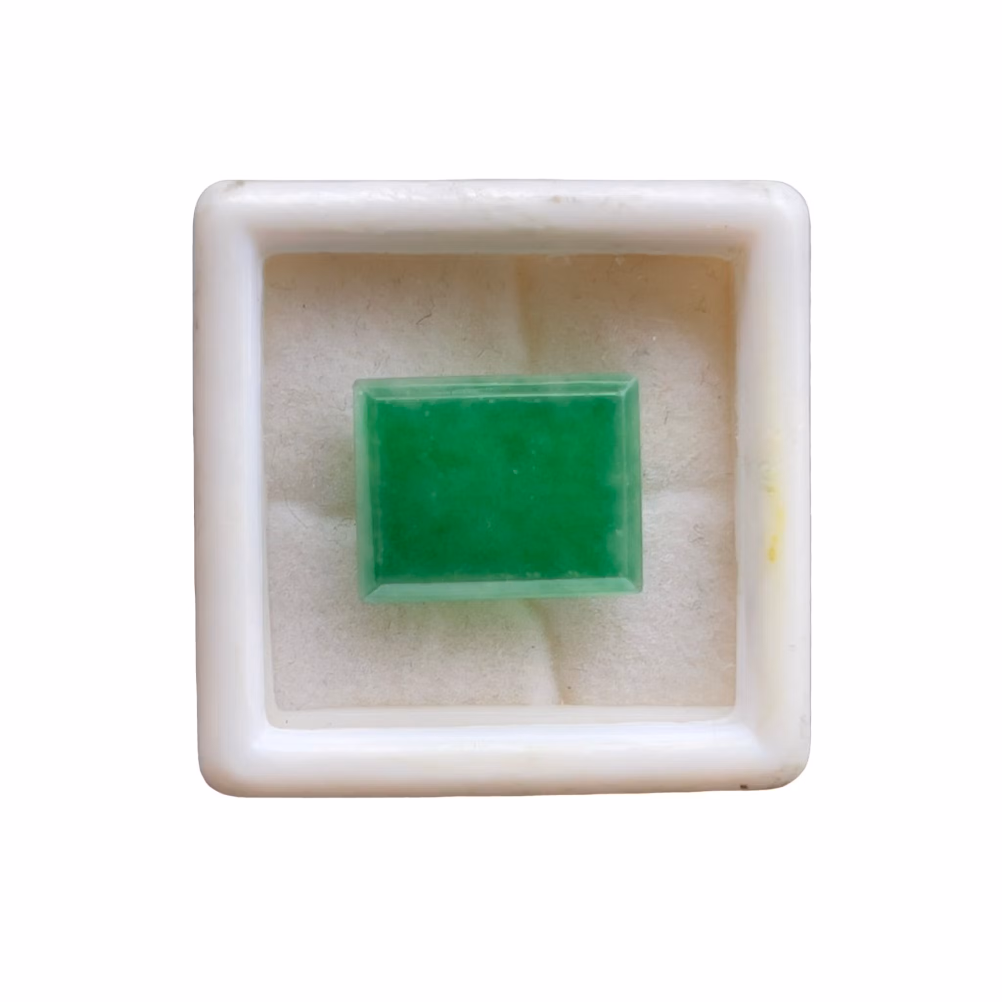 4,15 ct Naturlig smaragd - Rektangulär slipning, lös sten