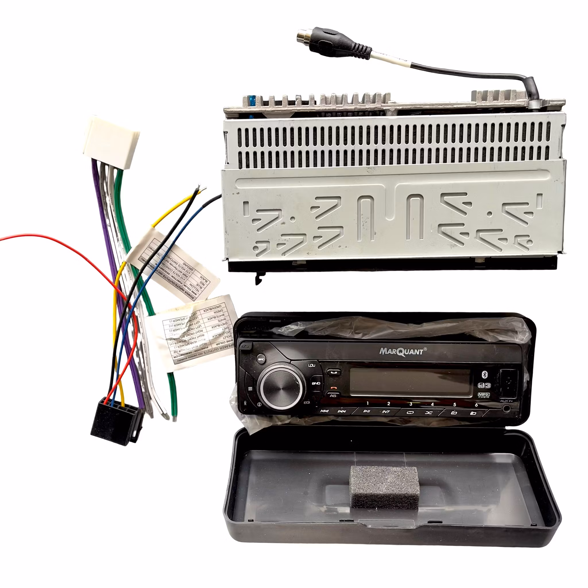 MarQuant Bilradio / Car Stereo med Bluetooth, USB & AUX - 4x40W