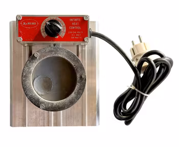 Lee elektrisk smelteovn/varmegryte for metall - 500 W - Med temperaturkontroll