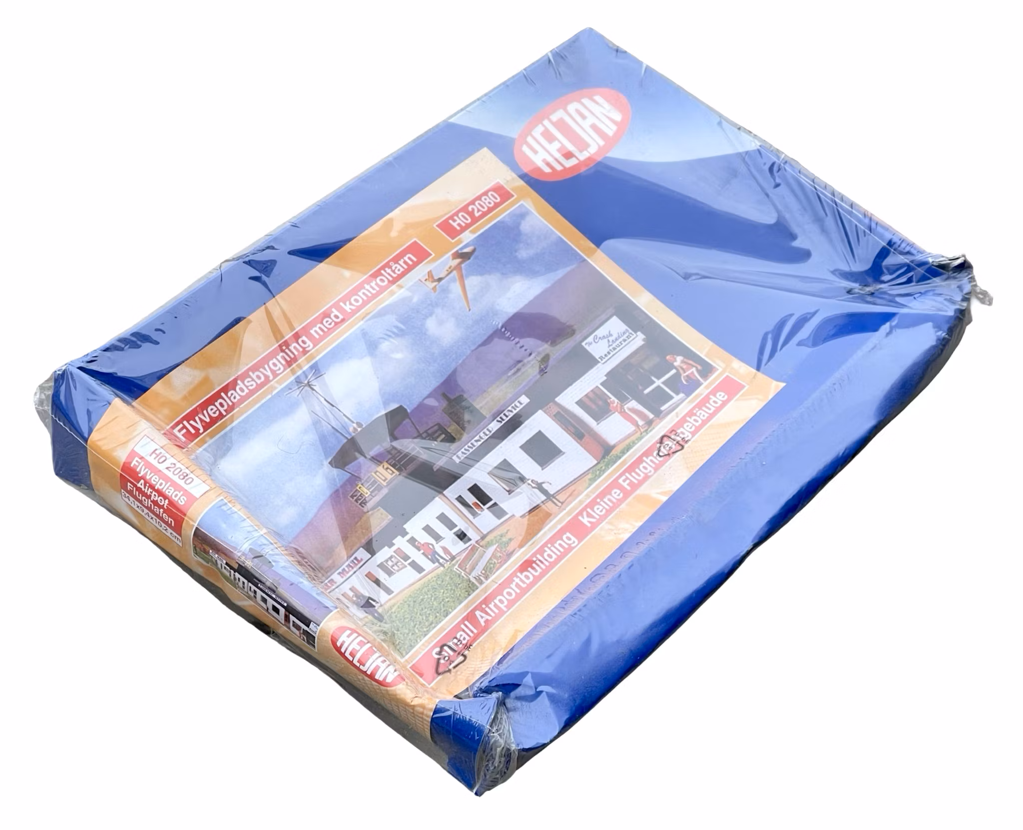 HELJAN HO 2080 - Flygplats byggnad med kontrolltorn - Skala H0 (1:87) - Oöppnad byggsats