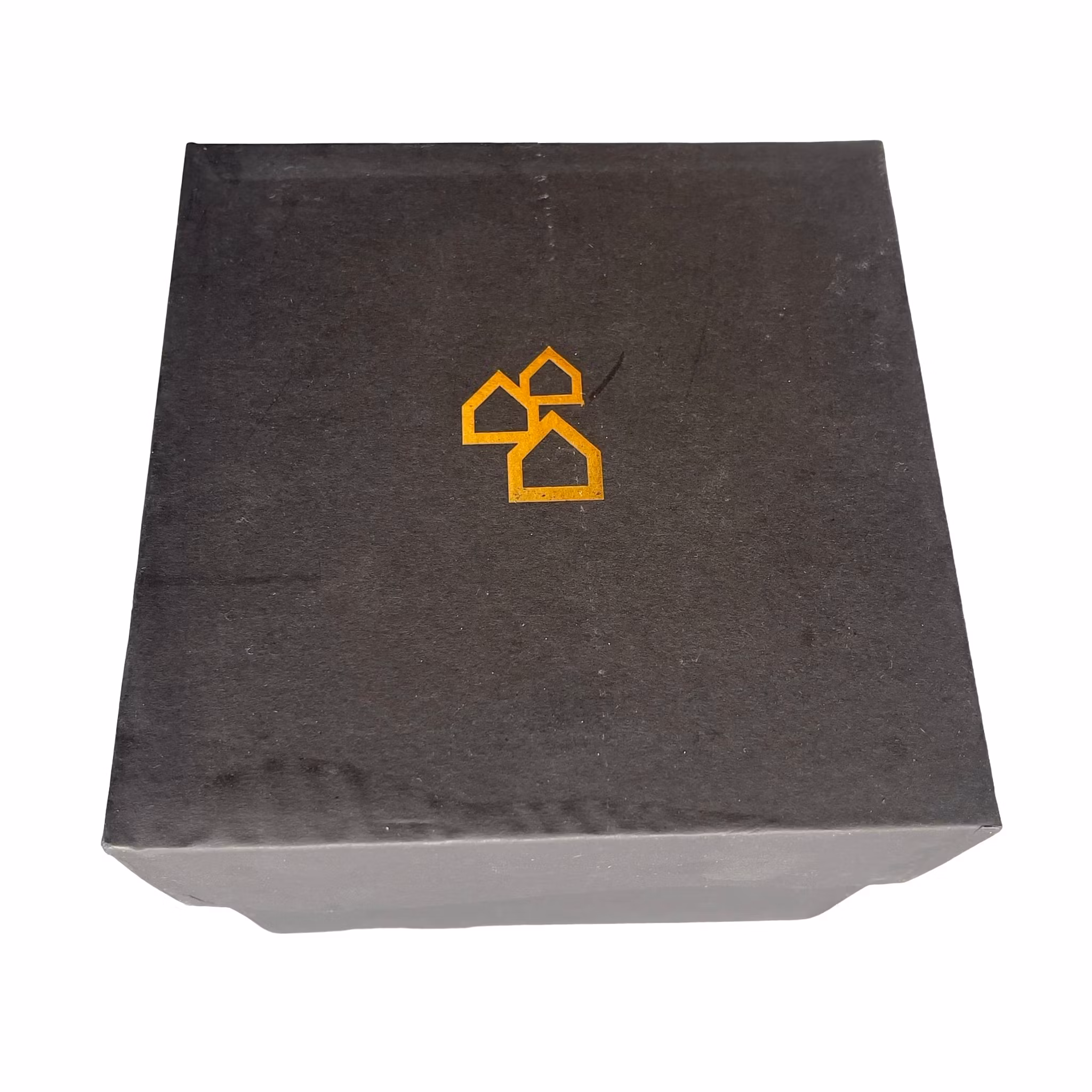 Exklusiv oanvänd ljusstake i massiv mässing - Present förpackad