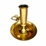 Antik Skultuna No 63 - Klassisk justerbar mässings ljusstake