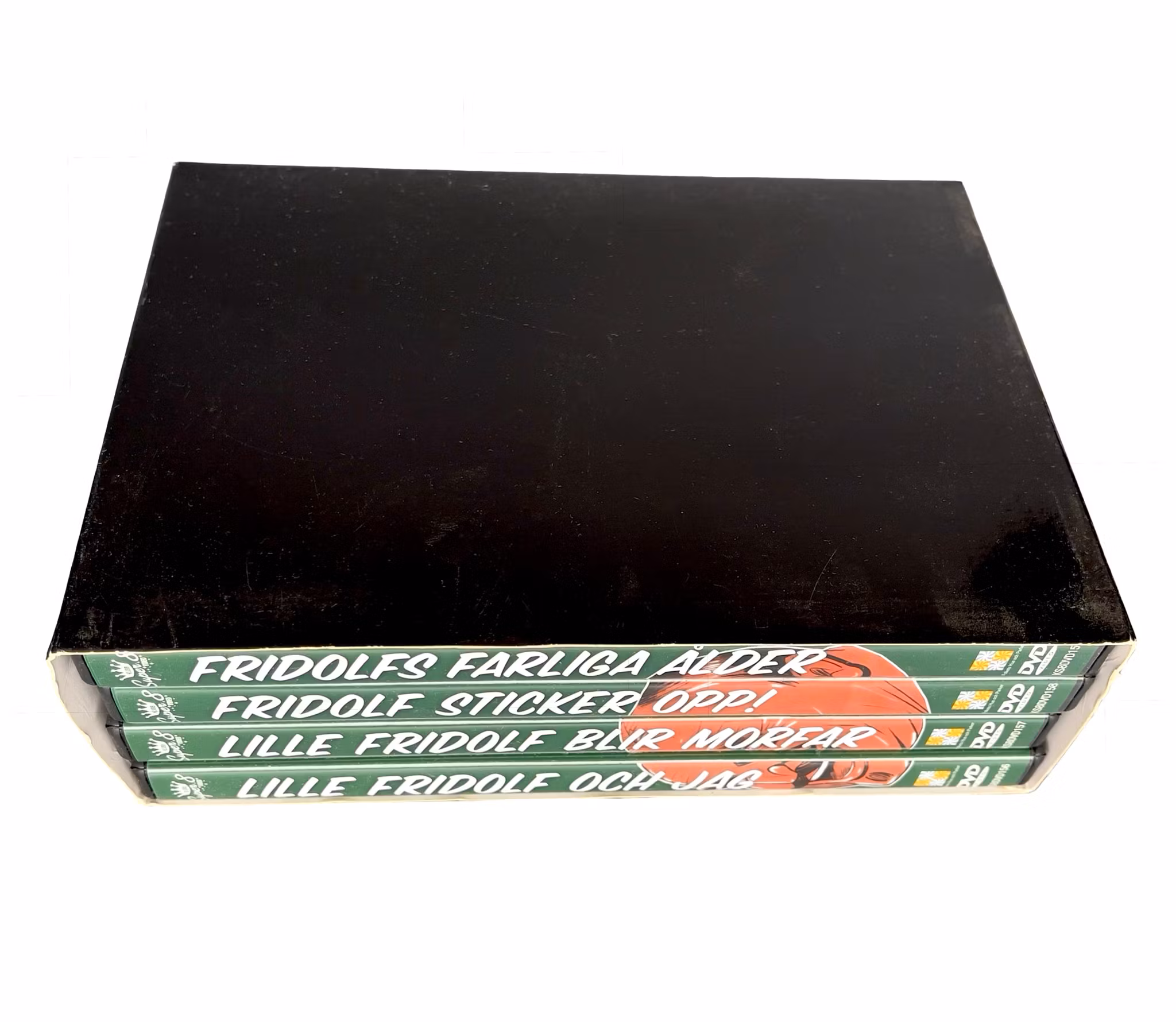 Fridolf - Komplett DVD box i topp skick (4 filmer)