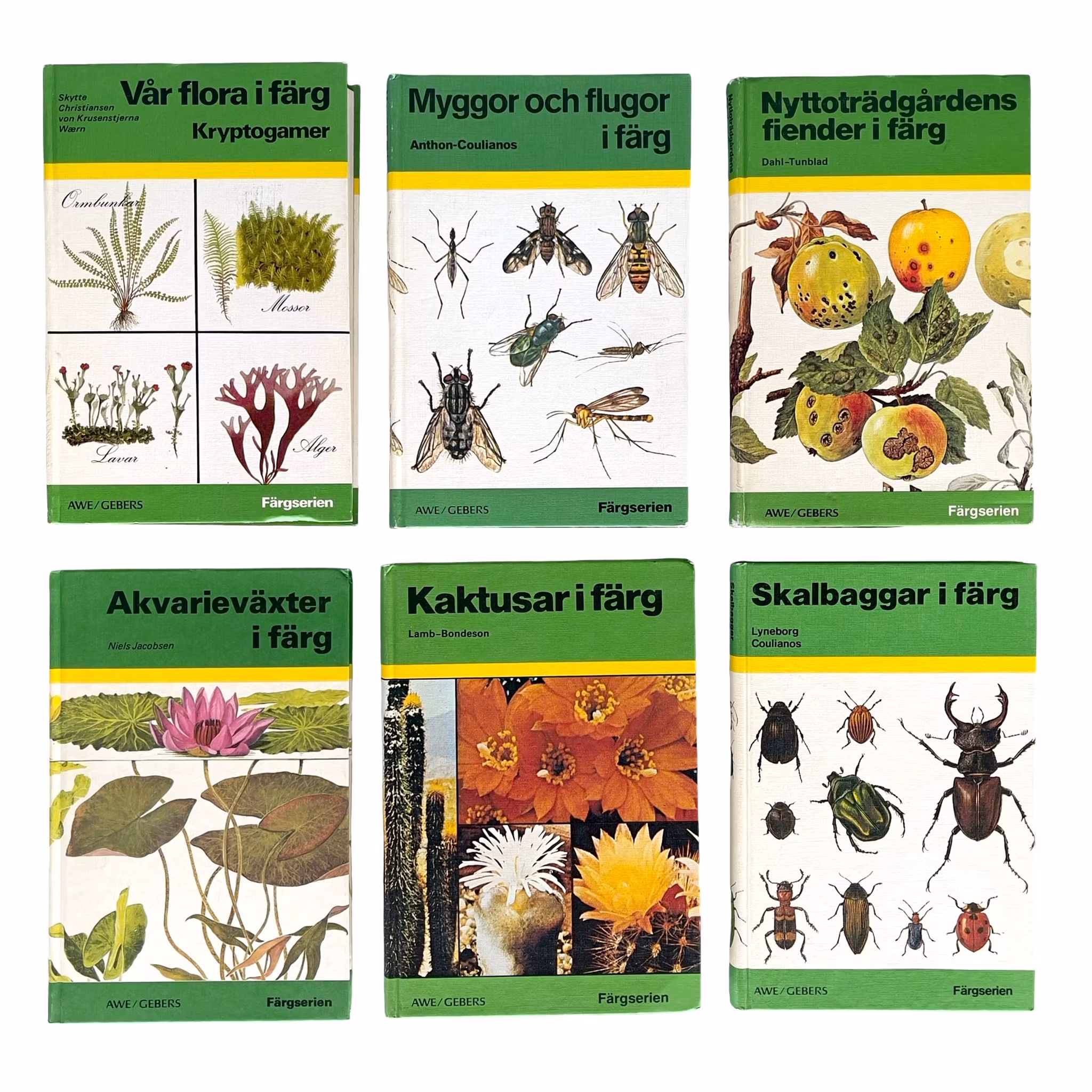 FÄRGSERIEN - 30 Böcker i färg Försäljning - Större parti samling