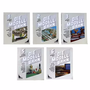DIE MODELLBAHN - 5 BØKER - Modelljernbane og elektronikk