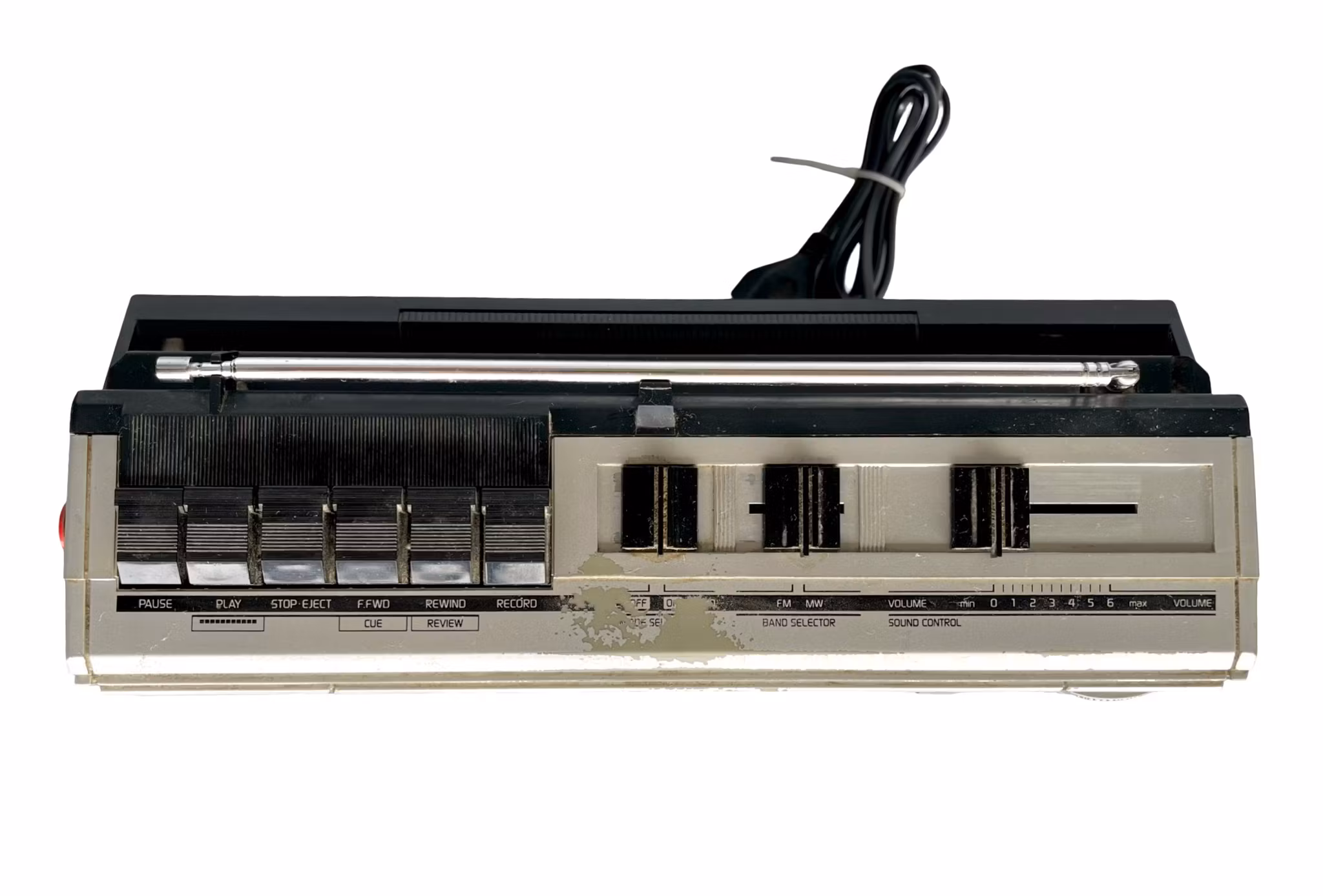 Vintage Philips D7150 AM/FM Radio Kassettband spelare